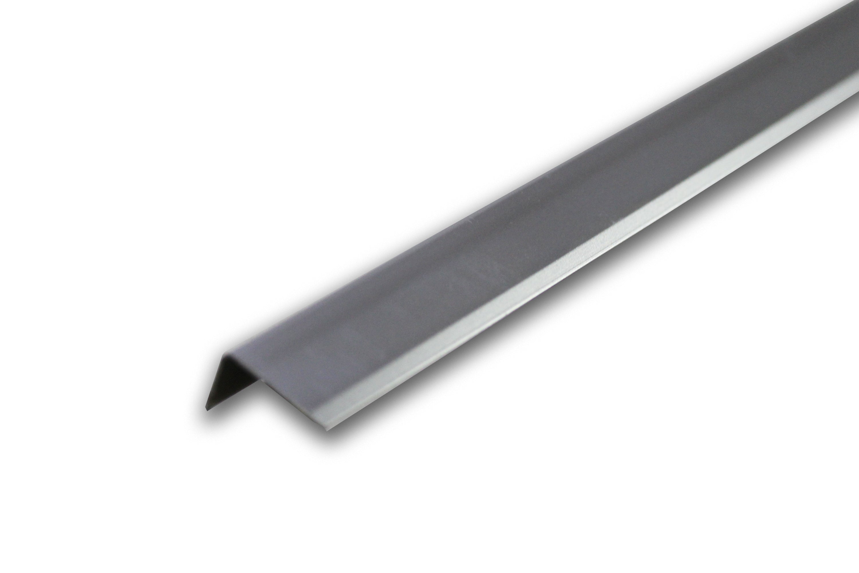 Silver Aluminium End Profile 2.7m x 28mm x 13mm BAC015