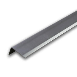 Silver Aluminium End Profile 2.7m x 28mm x 13mm BAC015