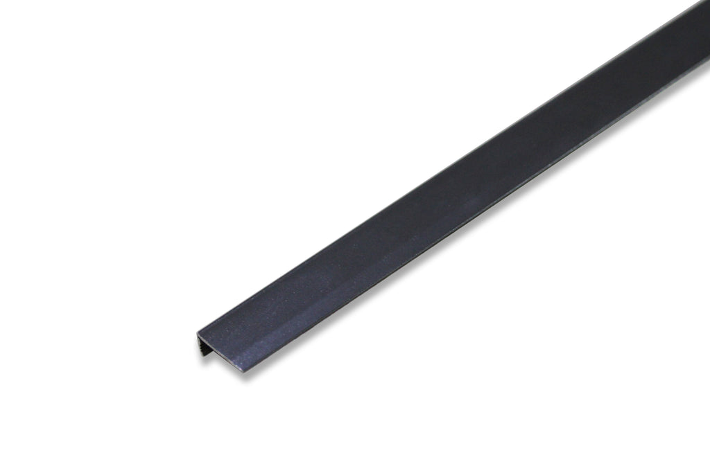 Grey Aluminium Ending Profile 2.7m x 20mm x 8mm BAC008
