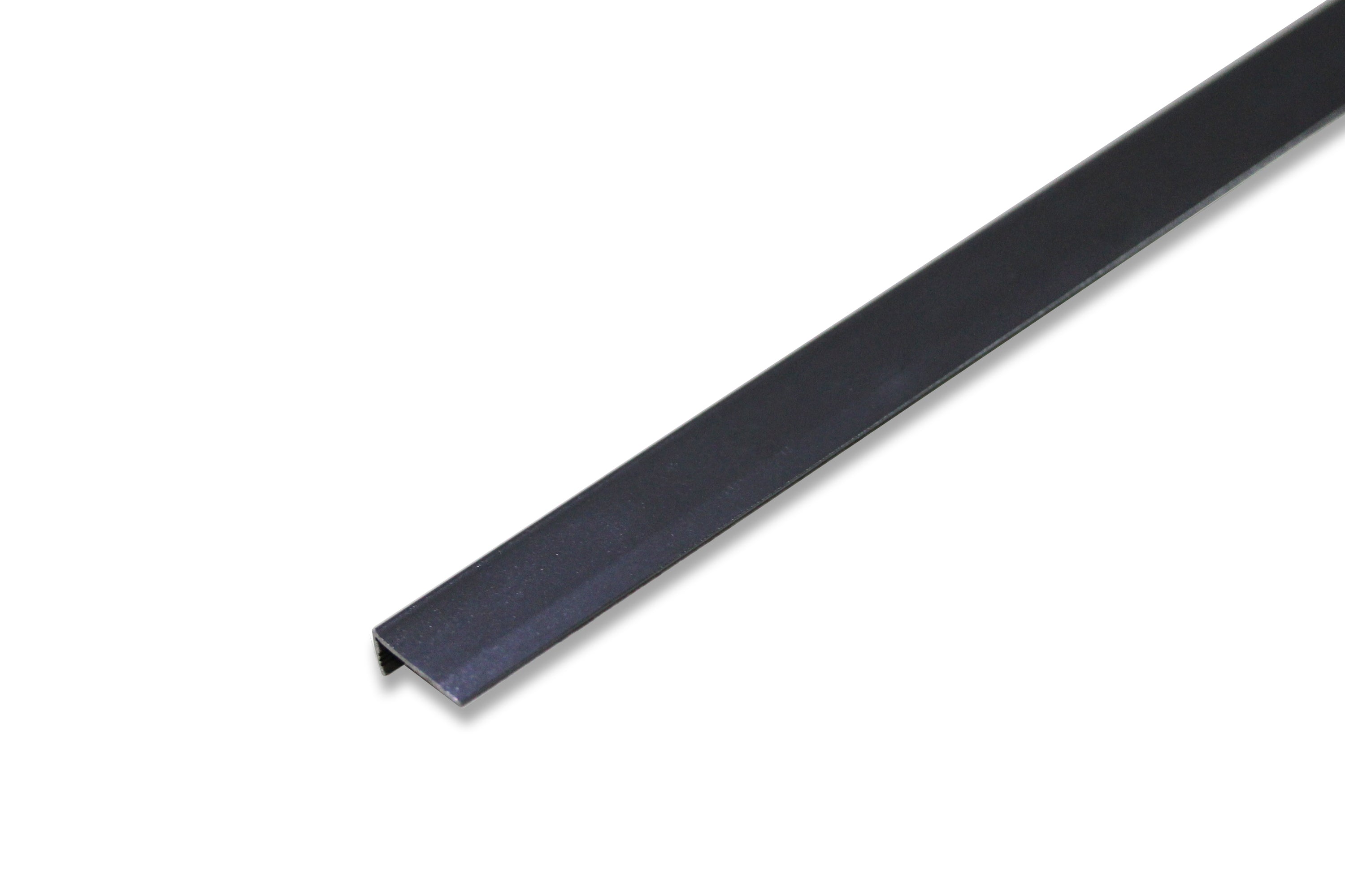 Grey Aluminium Ending Profile 2.7m x 20mm x 8mm BAC008