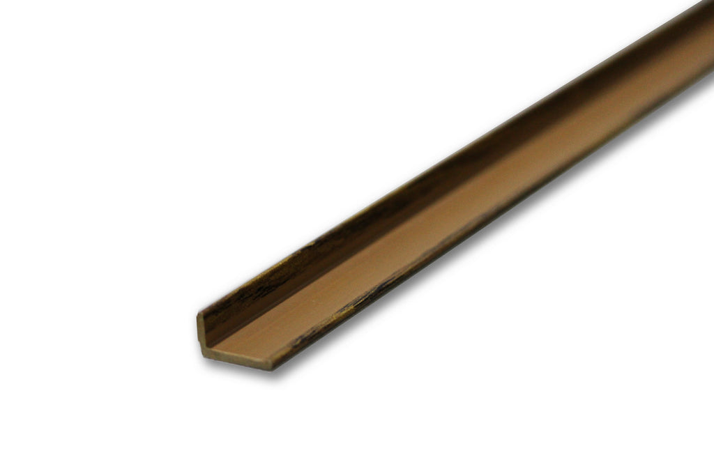 Coffee Colour PVC End Profile 2.7m x 20mm x 10mm BAC012